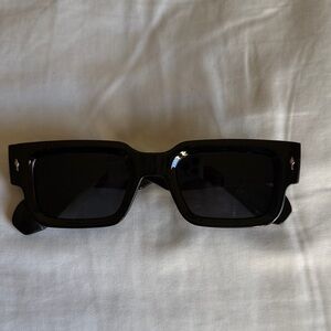Stylish Black Square Sunglasses (Read) New Never Used